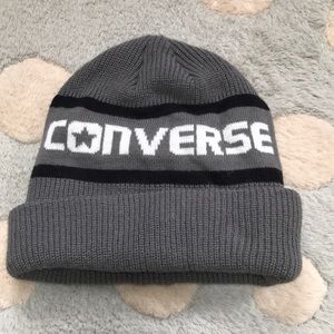 Converse knit beanie hat